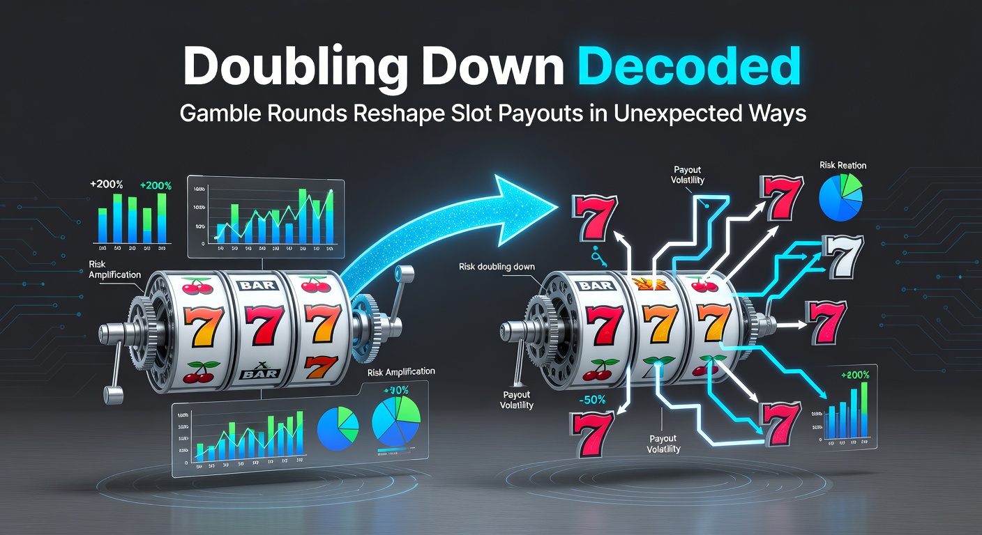 Close-up of a gamble ladder feature on a slot interface, showing escalating win multipliers and risk levels