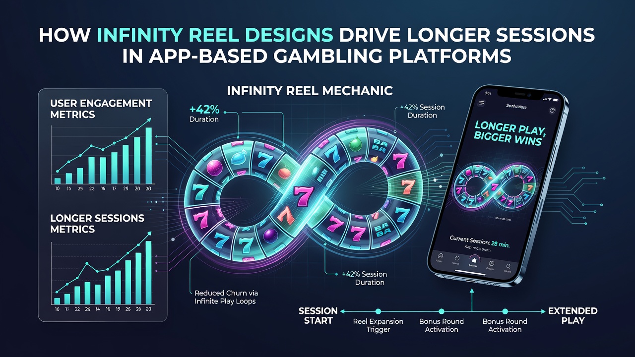 Close-up of expanding infinity reels showing additional columns and accumulated multipliers during gameplay