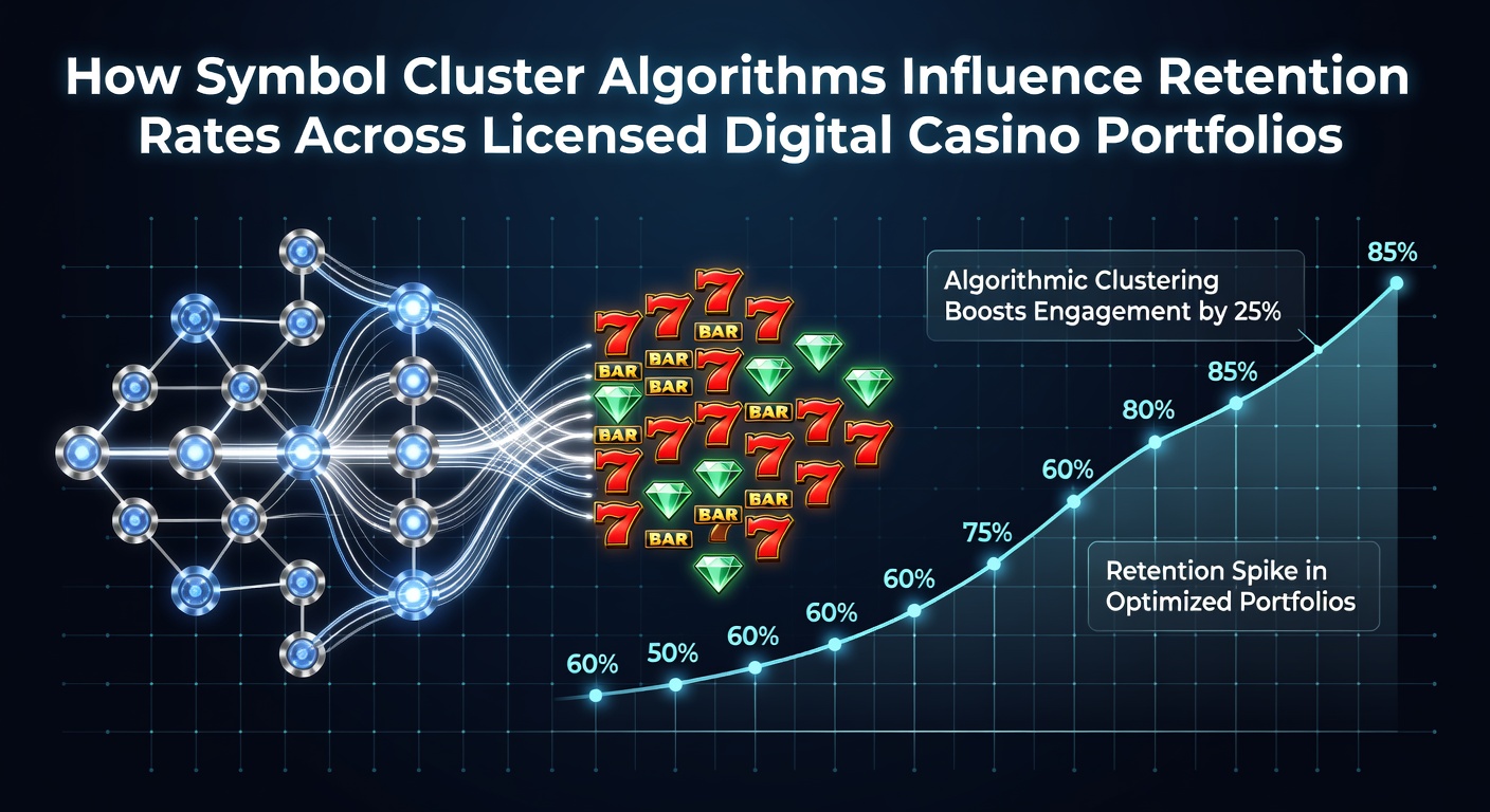 Visualization of symbol cluster formations on digital slot reels showing connected groups and payout triggers