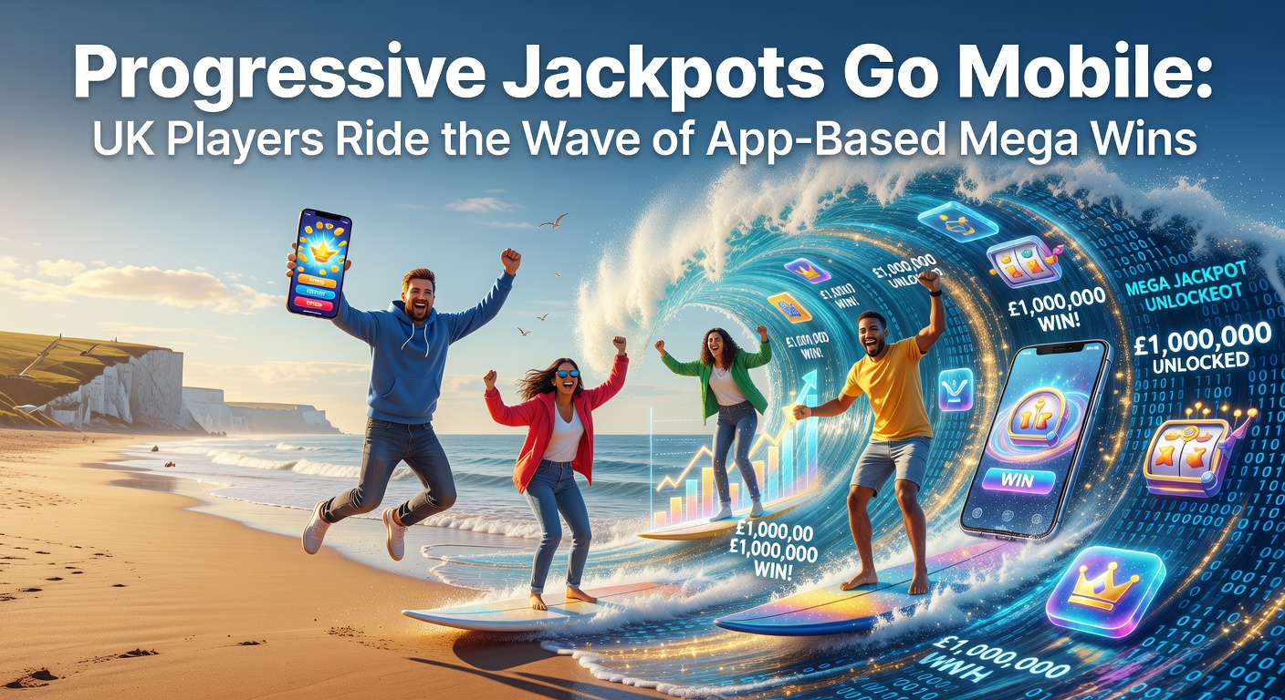 Smartphone screen displaying a progressive jackpot slot game with rising jackpot counter and vibrant slot reels spinning on a mobile app