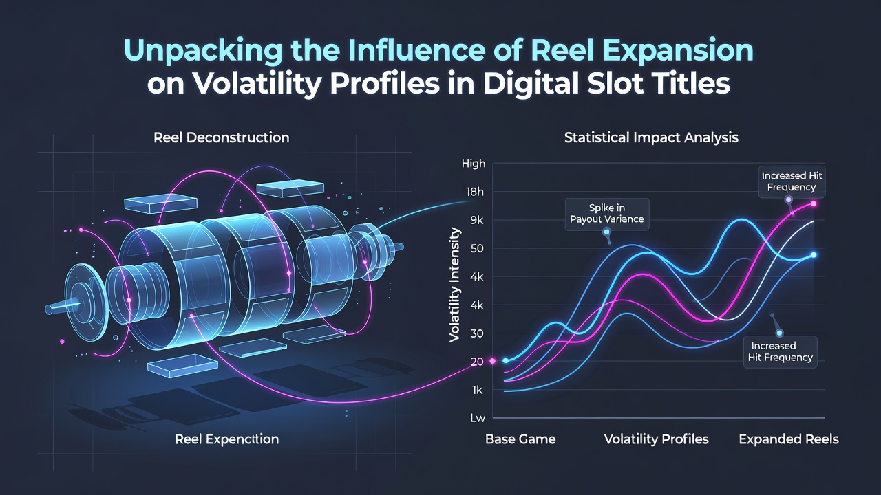 Comparison chart of volatility curves for fixed versus expanding reel slot configurations